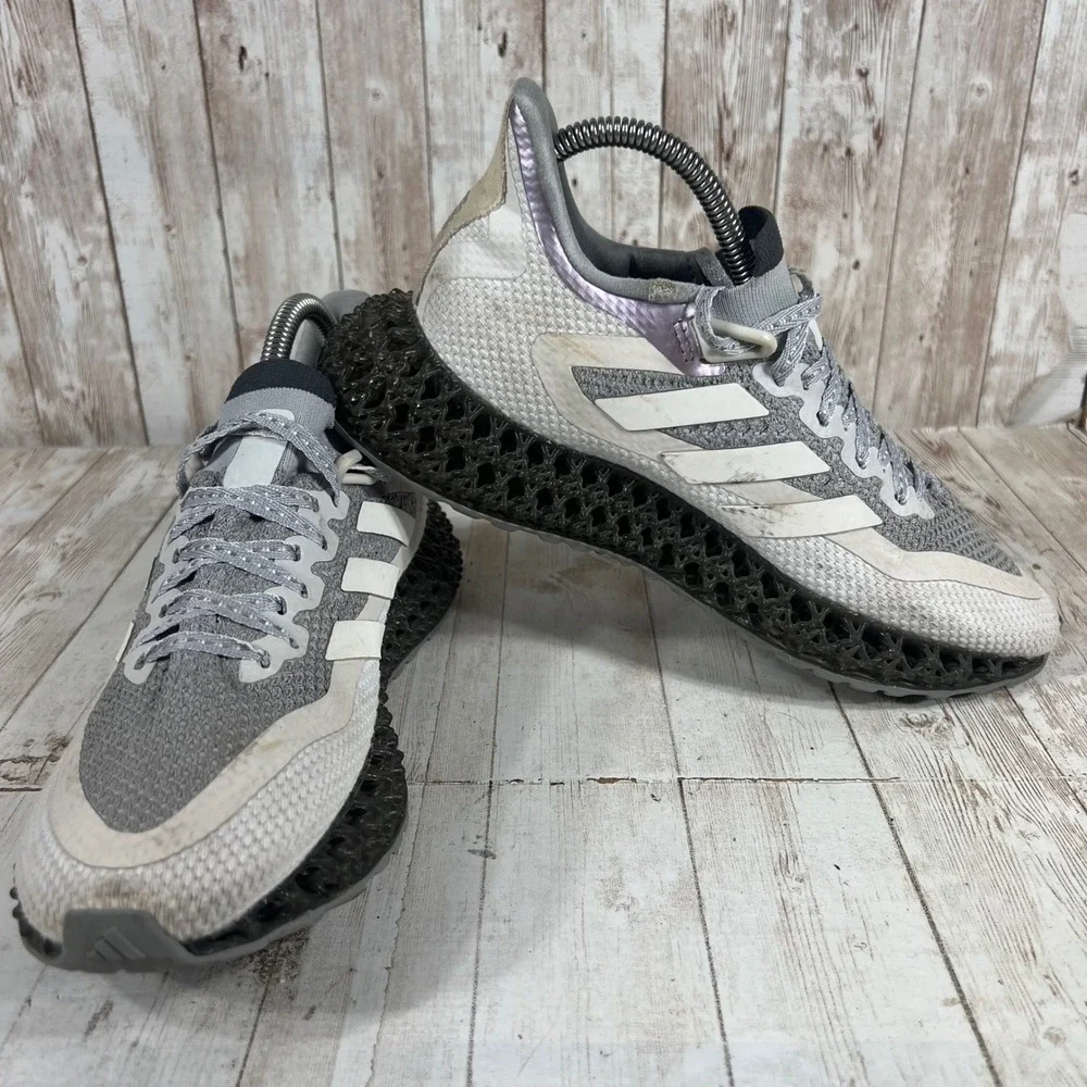 Adidas 4DFWD 2 Womens Running Shoes Grey White HP3204 Size 7_6